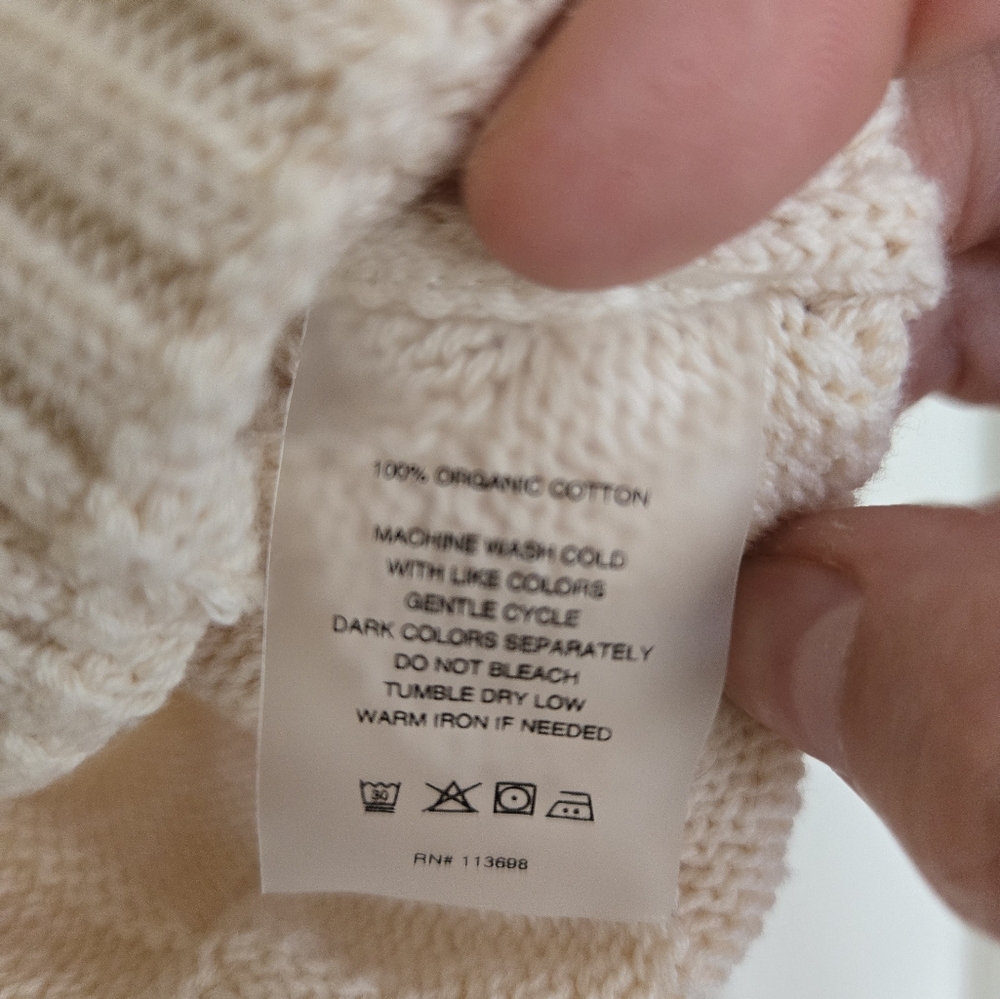Margaret OLeary Organic Cotton Knit Women's Sweater - Picture 5 of 5